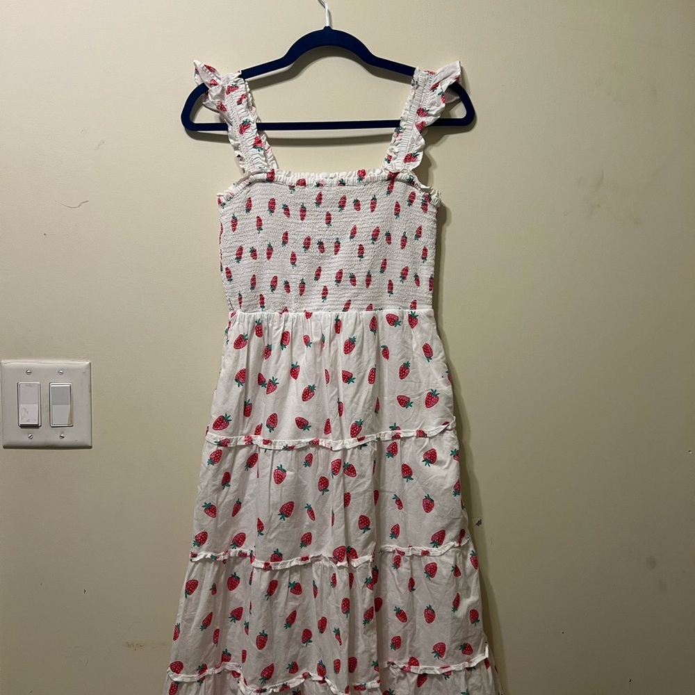 Jcrew strawberry dress - Picture 5 of 6